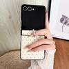 For Samsung Galaxy Z Flip 8 7 7E 6 5 4 3 Luxury Diamond Glitter Ring Case With Hinge Protection Shockproof Glitter Spot Cover