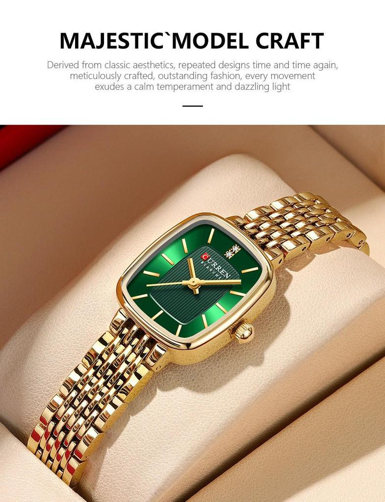Curren Karrien 9093 Women's Fashion Watch - Casual Steel Band