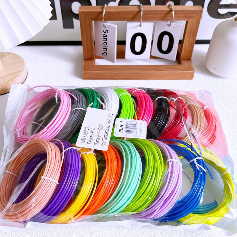 3D Printing Pen Filament: High-Temp PLA & Low-Temp PCL, 1.75mm Diameter, 5m & 3m Lengths