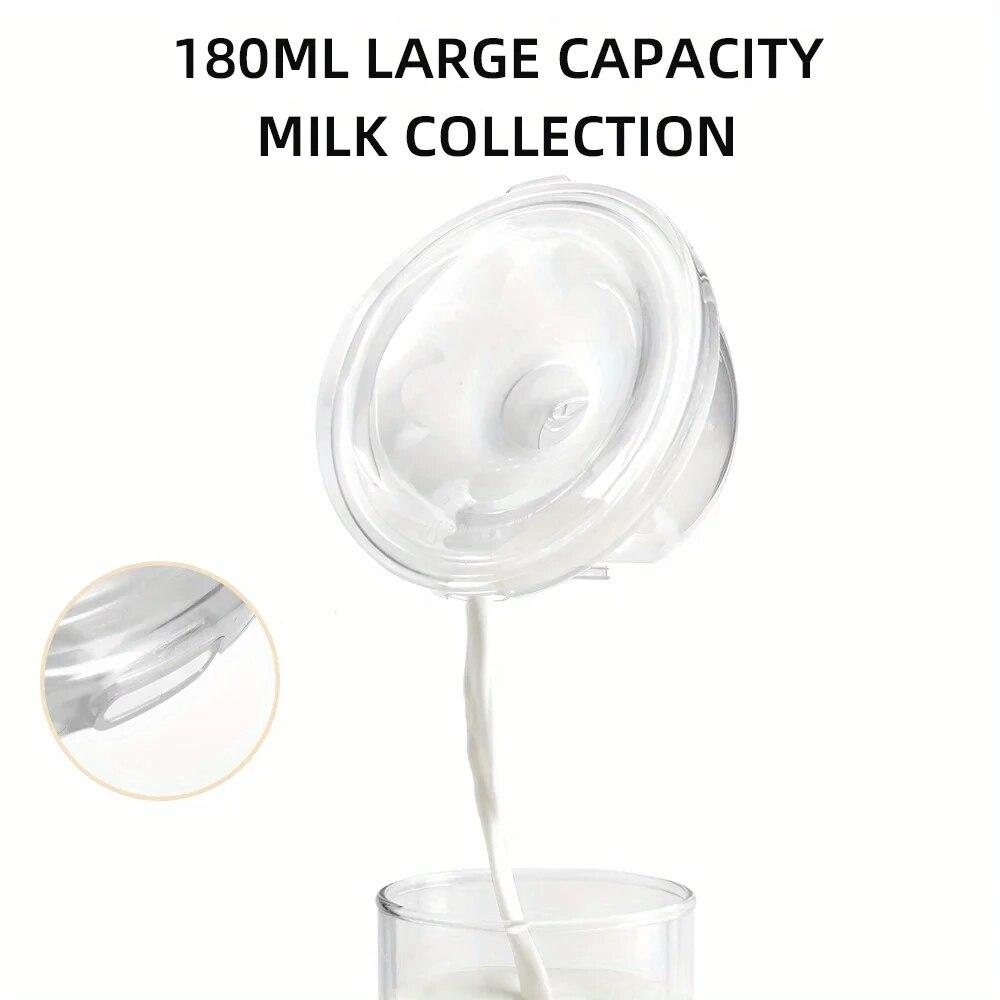 Portable Rechargeable Electric Breast Pump Integrated Silicone Breast Collector Wireless Wearable Hands Free Breast Pump Women