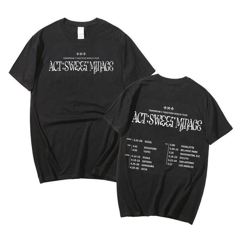 Twice Around Harajuku Printed Fashion Men S And Women S T-Shirts Top Short Sleeves S