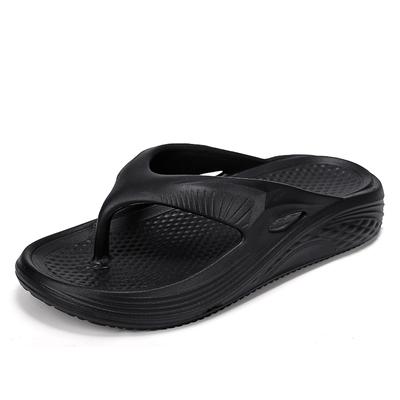 Fashion Men's Platform Summer Beach Sandals Bathroom Non-slip Slippers Soft Lightweight Flip-flops Fashion Casual Flip-flops Men's Shoes