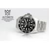 [HyakUICHI 101] No.7 Diver's Watch Automatic (with Manual Winding), Hacking Feature, 200m Waterproof, Black Men's Watch