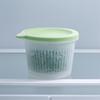 Storage Box, Draining Water Freshness Keeper, Keeps Food Fresh Food-Safe Container, for Garlic And Onions