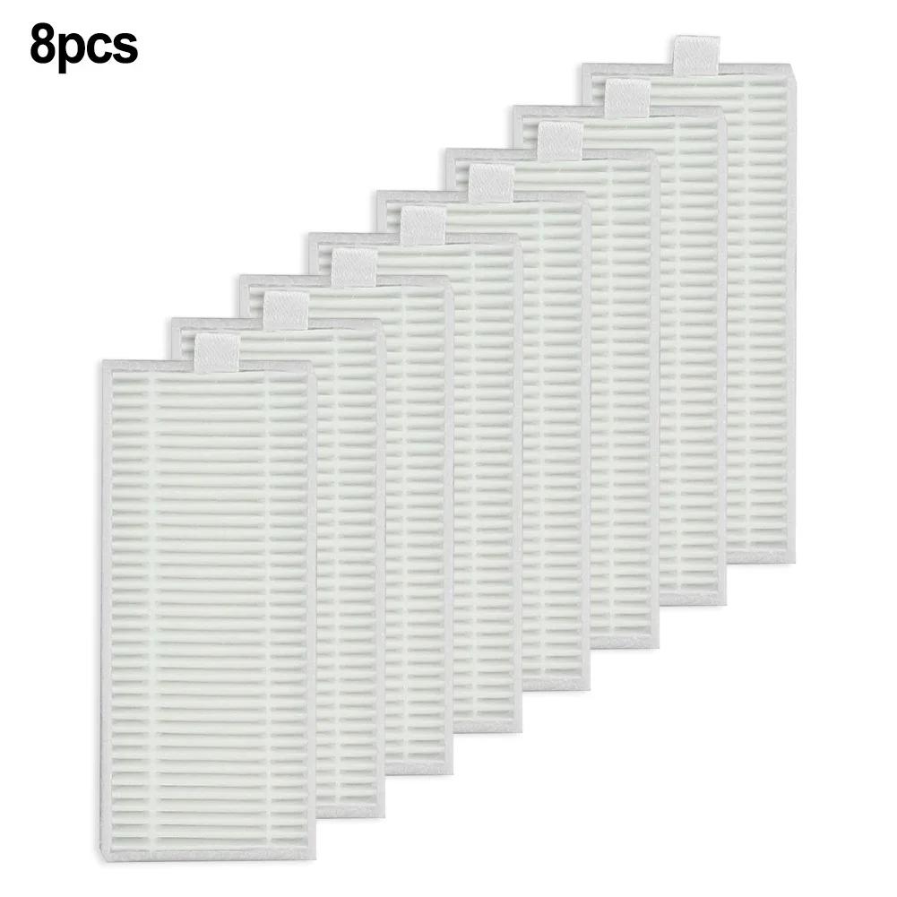 Replacement Filtration System Kit for ROPVACNIC S1 For Tipdiy G90 and For betboyles V75S Robots Contains 8 Filters