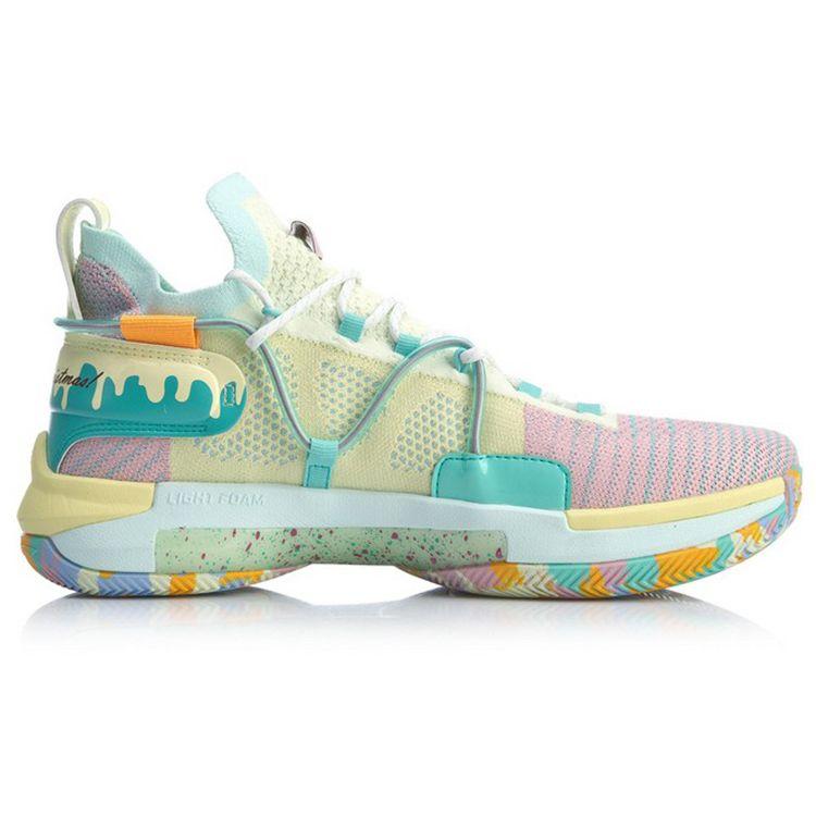 Li-Ning Speed 6 Merry Christmas Men Sneakers Multi-Color Pink Blue ABAP071-6