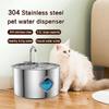 Automatic Pet Water Dispenser with Transparent Window for Cats and Dogs