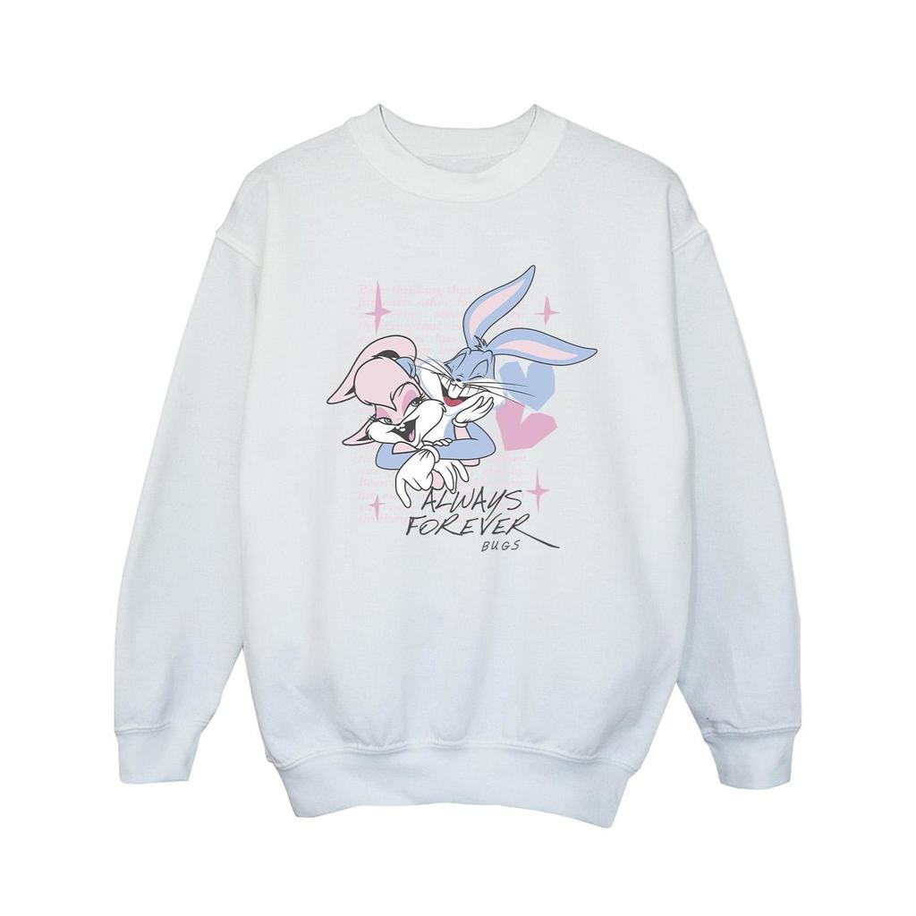 Looney Tunes Girls Always Forever Bugs Bunny & Lola Sweatshirt