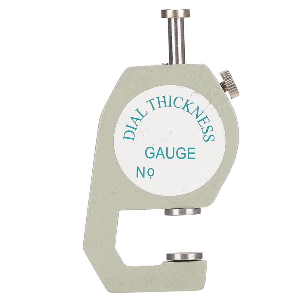 Thickness Gauge Round Dial Flat Head Measuring Jewelry Leather Board Equipment 0 10
