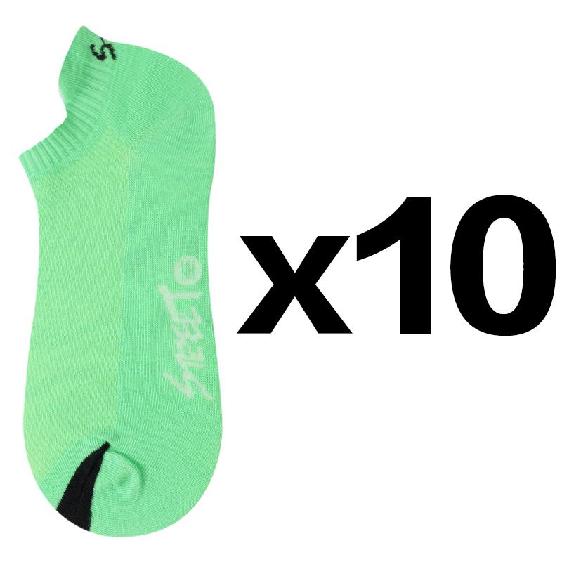 

10 пар высококачественных женских носков до щиколотки, дышащие хлопковые низкие короткие повседневные спортивные противоизносные модные уличные нескользящие носки Four Seasons EUR38-43