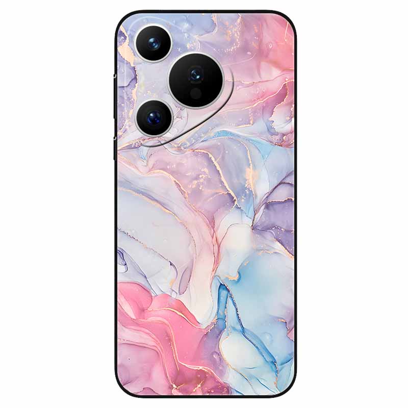 For Huawei Pura 70 / Pura70 Pro Case Soft Silicone Fashion Marble Shockproof Cover for Huawei Pura 70 Ultra P 70 Pro+ TPU Coque