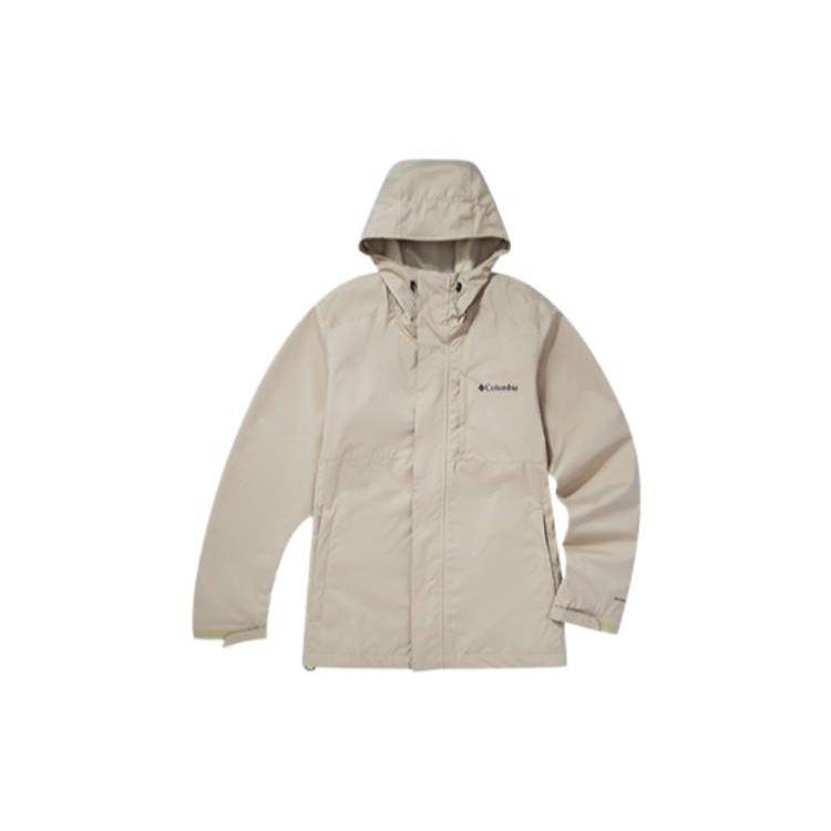 Columbia Casual Sports Single-Layer Soft Shell Waterproof Windproof Breathable Lightweight Jacket Men Jacket Khaki RE0086-271