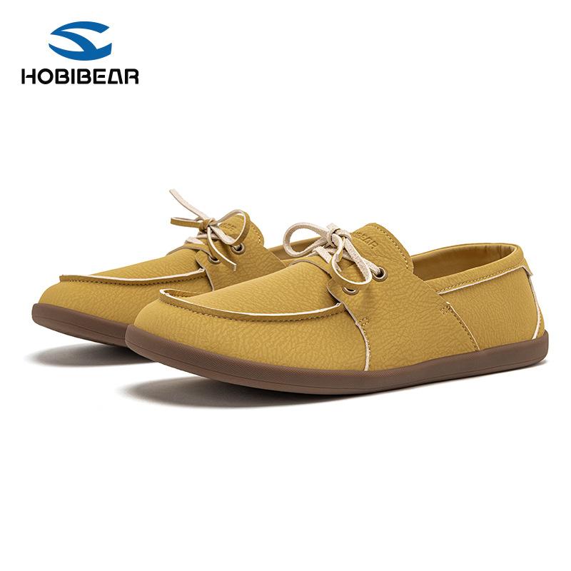 HOBIBEAR Unisex Wide Toe Loafers Barefoot Zero Drop Shoes for Womens &Men's Paul Minimalist Casual Walking Shoes Slip Comfortable Flex Sole