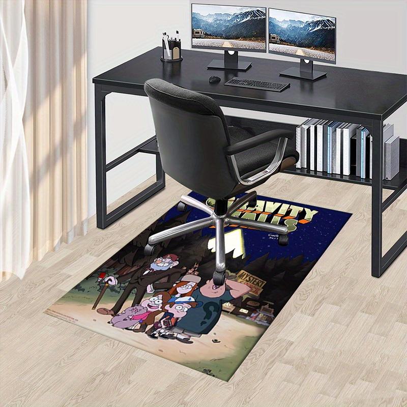 3D-gedruckter Gravity Falls, Mystery Shack, Kiefern Anti-Rutsch-Teppich - Maschinenwaschbarer Büro-Teppich für Wohnzimmer, Schlafzimmer, Büro - Mehrere Größen