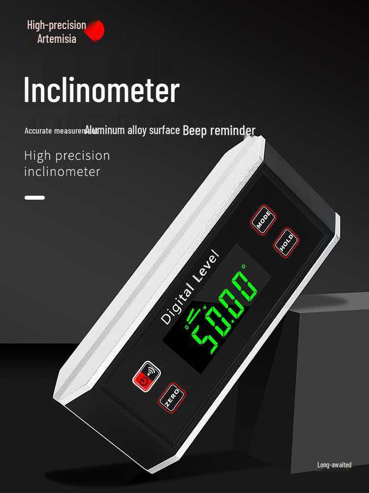 Multi-Functional Mini Digital Inclinometer: High-Precision Angle & Slope Measuring Instrument No