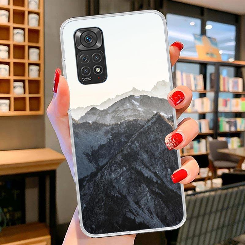 Landscape Winter Light Snow Cover Phone Case For Xiaomi Redmi Note 15 14 13 12 11 10 Pro Plus 14S 12S 11S 11T 11E 10S Soft Funda