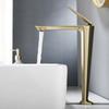 Tuqiu Basin Faucets Brushed Gold Bathroom Faucet Hot and Cold Rose Gold Sink Faucet Deck Mounted Toilet Black Mixer Water Tap