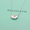Used Beautiful Tiffany&Co. Tiffany Bean Silver Necklace 925