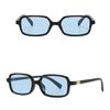Fashion Retro Rectangle Small Frame Sunglasses For Men And Women Unisex Brown UV Protective Shades