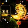 Cute Bunny Lantern Cartoon Handheld Rabbit Flower Lantern Mid Autumn Lantern  Holiday Decoration