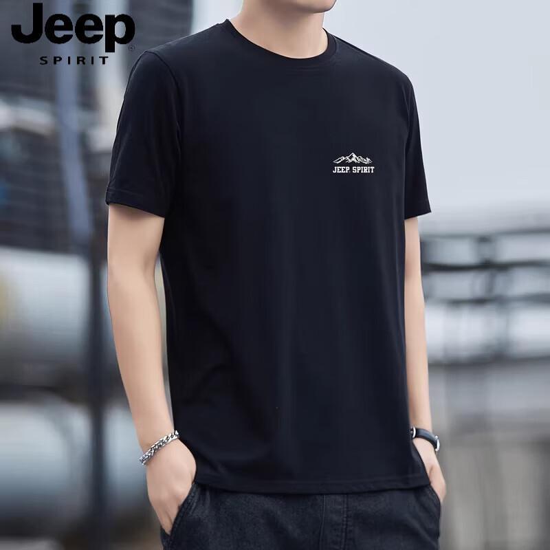

Мужская футболка JEEP SPIRIT из чистого хлопка с коротким рукавом 5XL