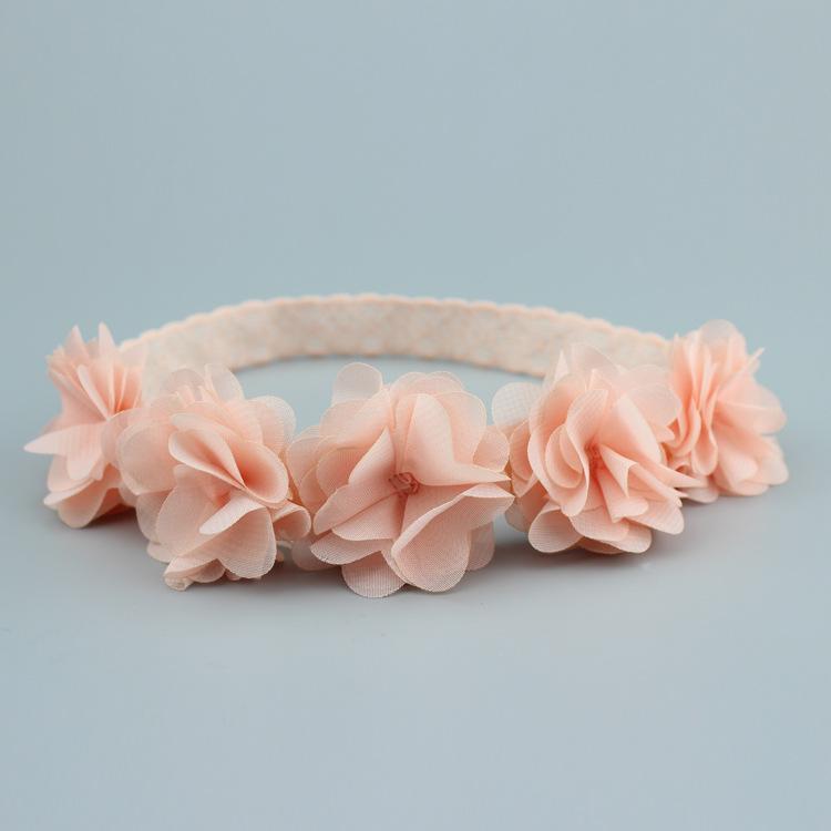 New children's hair band hair accessories newborn hair band lace flower baby headwear