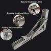 2 Folding Wall-Mounted Shelf Brackets, Space-Saving, Stainless Steel Expansion Screws for Heavy Workbench Shelf Support, 150mm