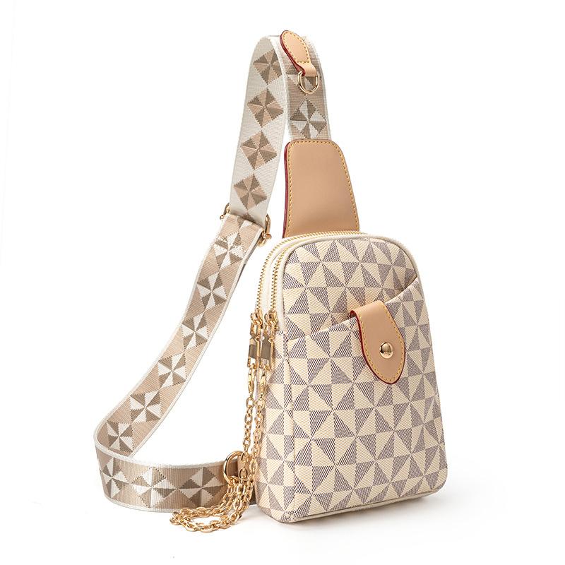 Crossbody Women's Bag New Mobile Phone Bag Mini Contrasting Small Bag Shoulder Bag Breast Bag Travel Bag