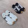 Cowhide Version~ Wang Yibo Has the Same Style of German Training Shoes, Women's Inner Height-increasing Shoes, Thick-soled Crooked Mouth Casual Spo
