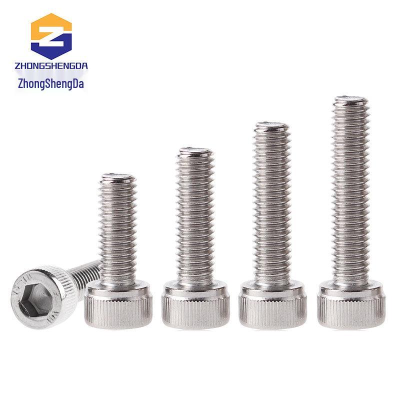 304 Stainless Steel Hex Socket Knurled Cup Bolts M1.4-M2.5