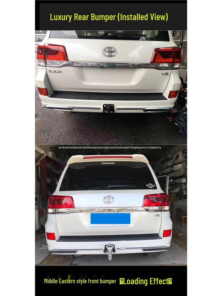 Toyota Land Cruiser 2016-2021 Front & Rear Body Kit for LC200 Bumper Modification