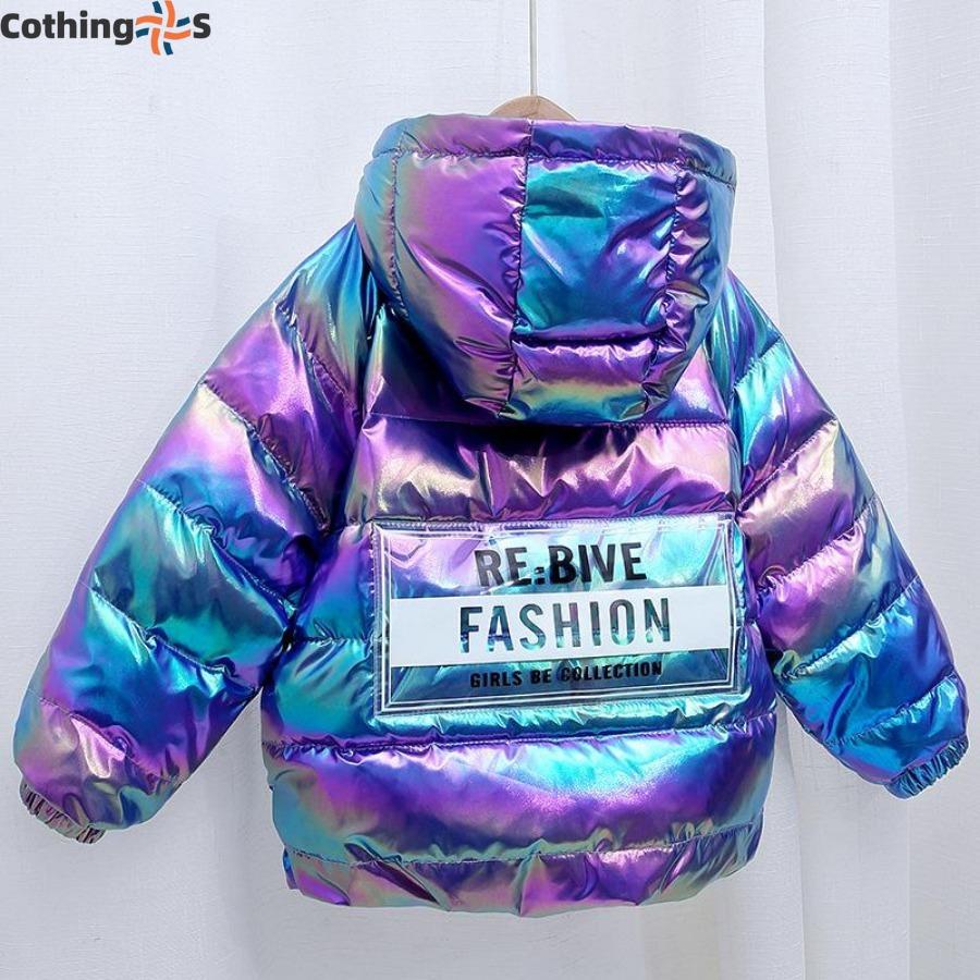 

Цветная детская пуховая куртка зимняя куртка с капюшоном куртка для мальчиков и девочек осенне-зимняя куртка 120cm