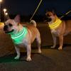 -lost LED Glowing Dog Collar Pet Supplies For Nighttime Dog Walking, Collar With USB Charging And Built-in Reflective Material