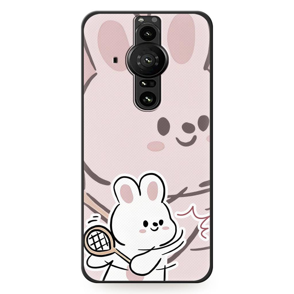 Phone Pouch Silicone Phone Case For Sony Xperia Pro-I Graffiti Full Wrap Anti-dust Protective Soft Case Cute Waterproof