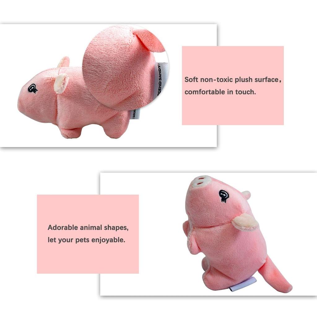 LEGEND SANDY Squeaky Plush Dog Toy Pack for 12 Small Plush Puppy Chew Toys with Squeaky Cute Soft Pet Toy for Small to Medium Dogs Puppies, Sounds,