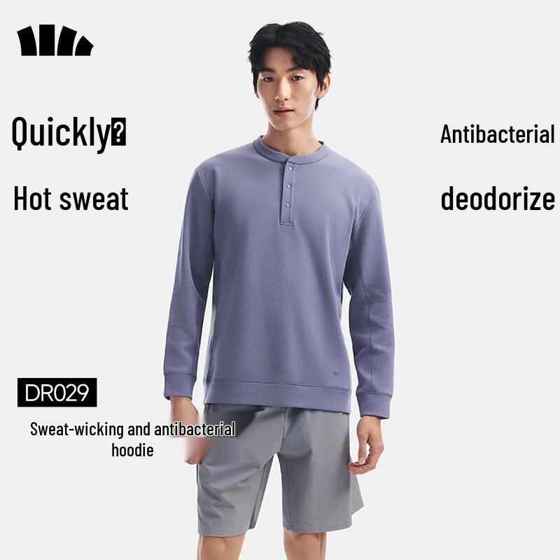 Beneunder Men s DR029 Henley Long-Sleeve Performance Base Layer XXL