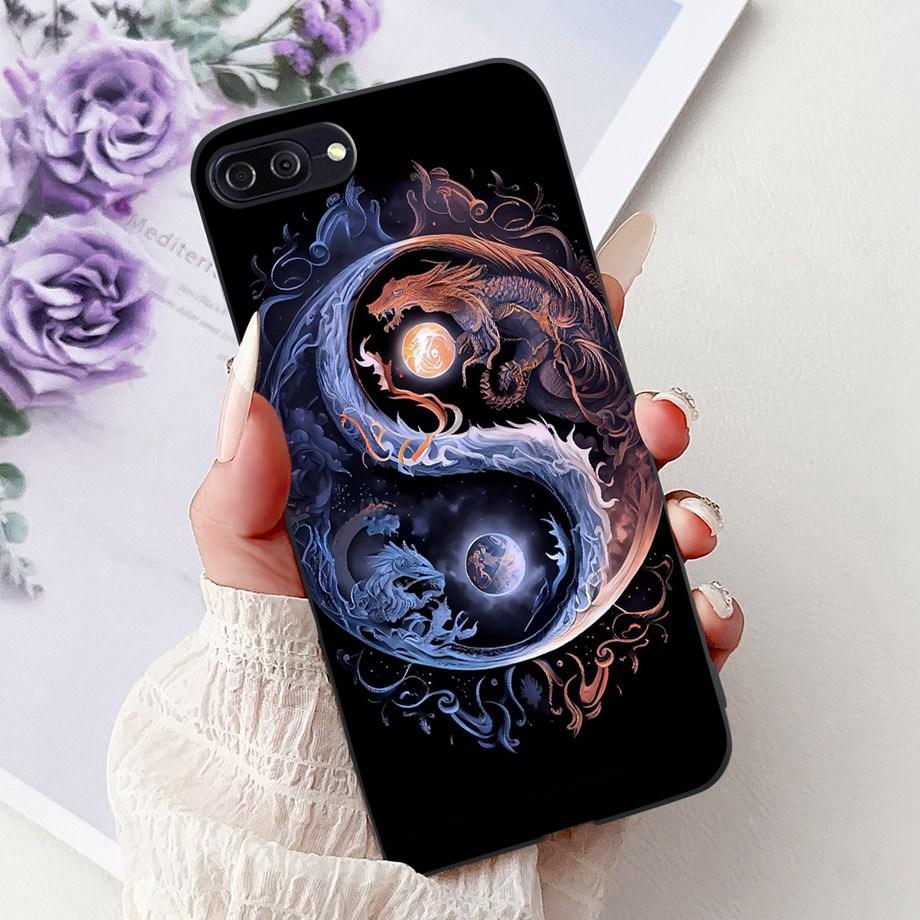 Dragon Koi Fish Landscape Phone Case For ASUS ZC554KL ZC553KL ZE553KL ZE554KL Back Cover Soft TPU Cartoon Bumper ZENFONE 4 MAX