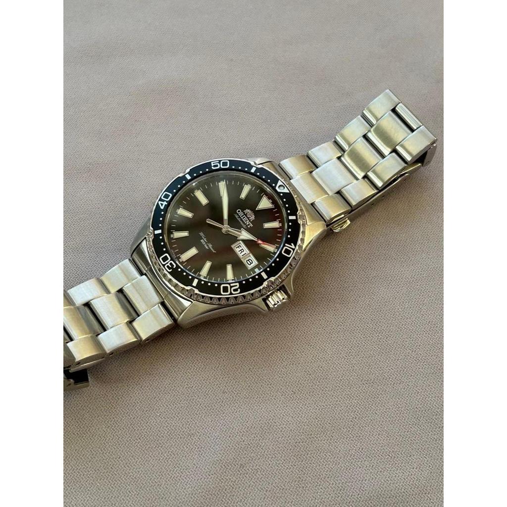 Used Orient Mako Kamasu Black Dial Excellent Condition