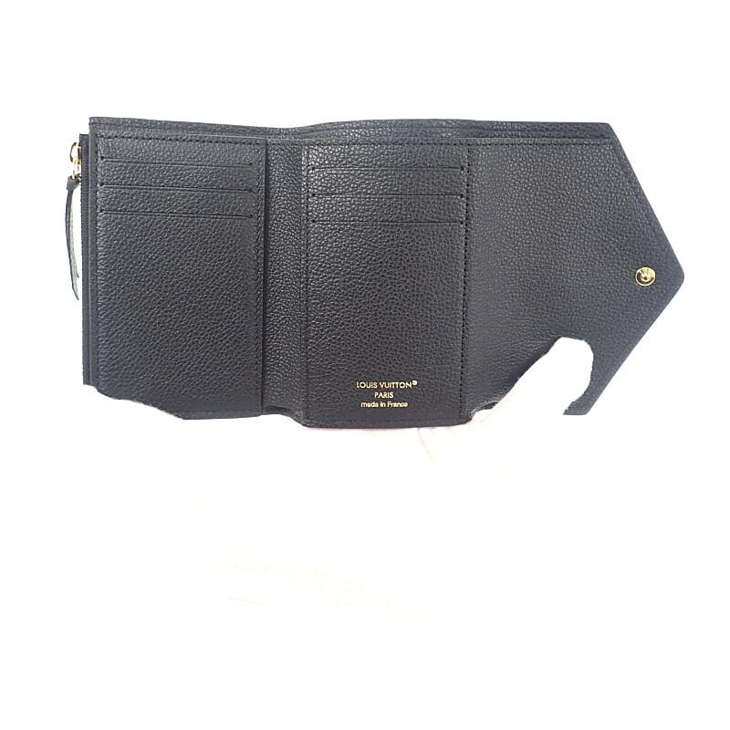 LOUIS VUITTON  M64060 Tri-fold wallet Noir Monogram Ann Platt Women