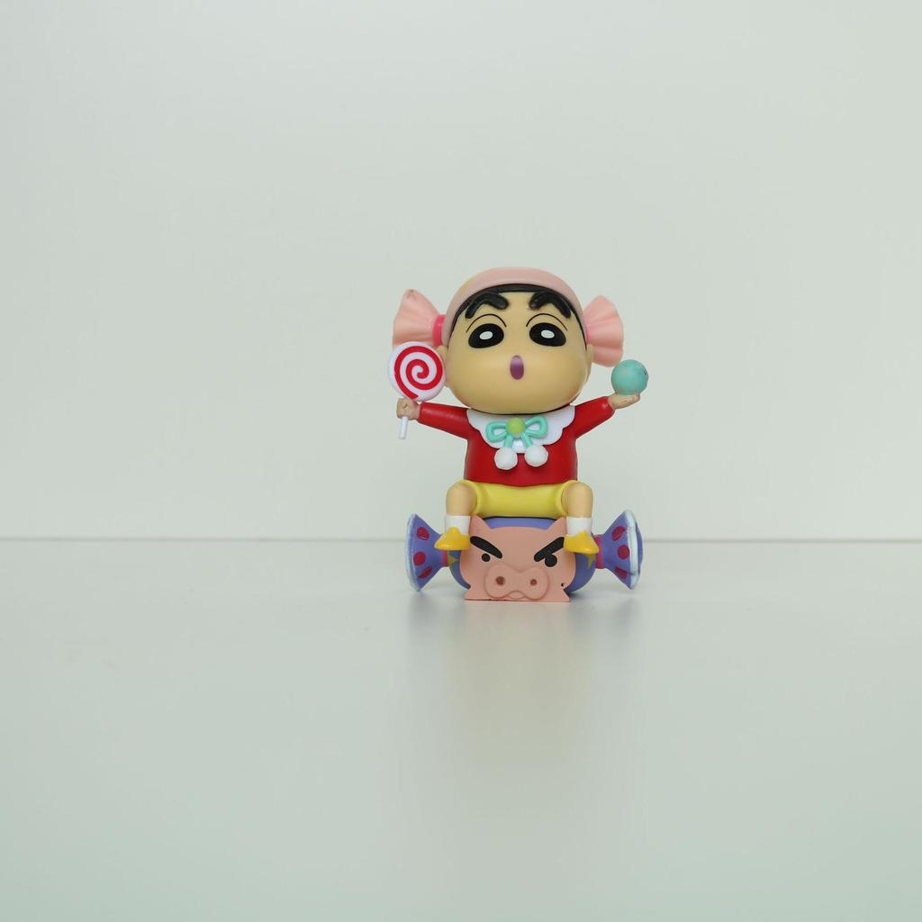6 Style Shin-chan Snack Time Dolls: Trendy Candy-Themed Street Stall Figures