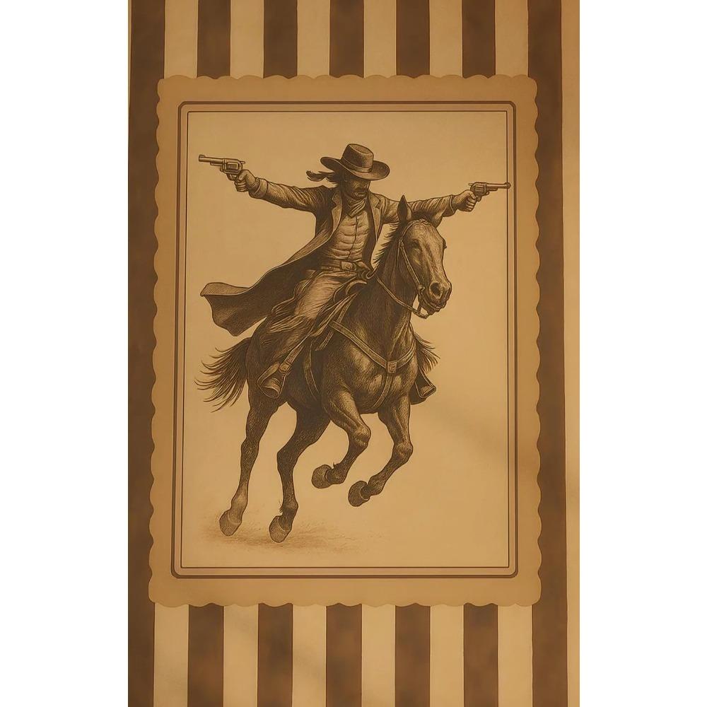 Cool Rustic Wild Western Cowboy Posters Competition Knight Modern Prints Canvas Painting Wall Art Picture Home Living Room Decor
