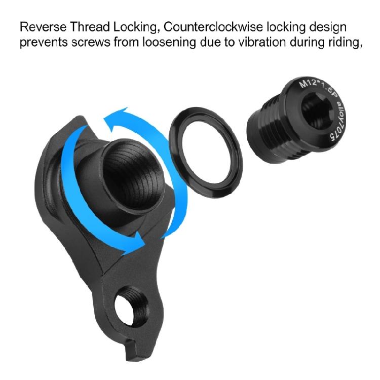 Aluminum Alloys Universal Derailleur Hanger Light Weight Bike Tail Hook Replacement Bicycles Frame Rear Hook Enduring