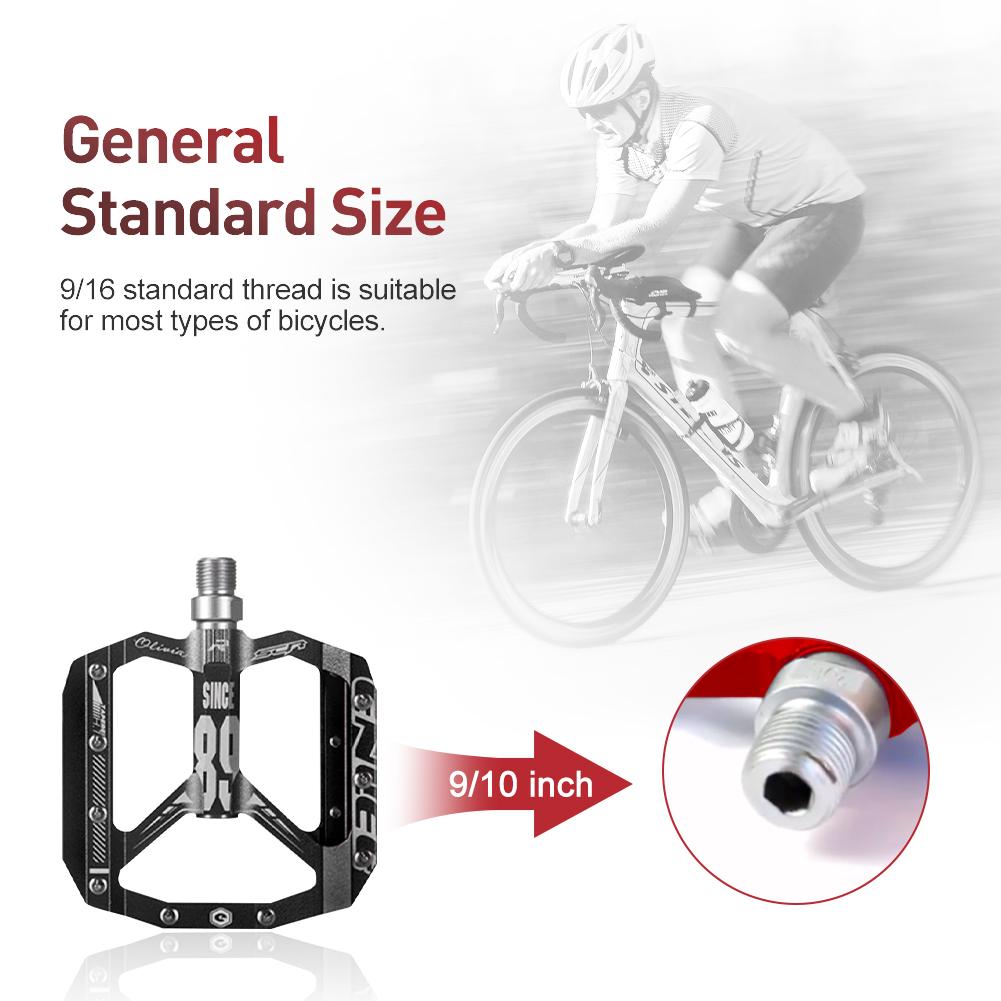 ENLEE MTB Road Bike Ultralight Sealed Pedals CNC Cycling Part Alloy DH XC Hollow Anti-slip Bearings Du System Mountain 12mm Axle