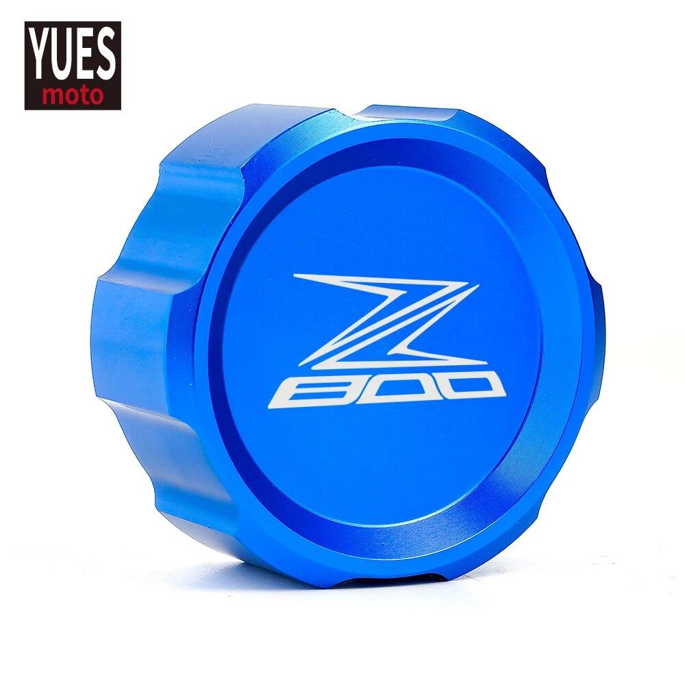 Moto Accessories CNC Rear Brake Fluid Cylinder Master Reservoir Cover Cap For KAWASAKI Z800 Z 800 2013 2014 2015 2016