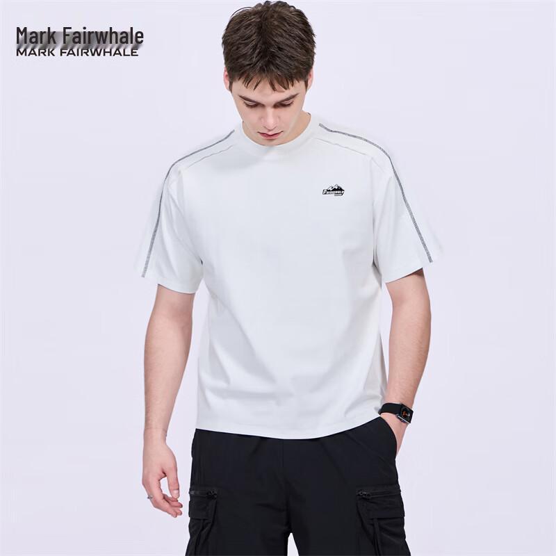 Mark Fairwhale Men s Anti-bacterial Split Line Short Sleeve T-shirt L