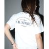 American Vintage Sports Style Tennis Club Sr Letter Print Running Play Ball Couple T-shirt