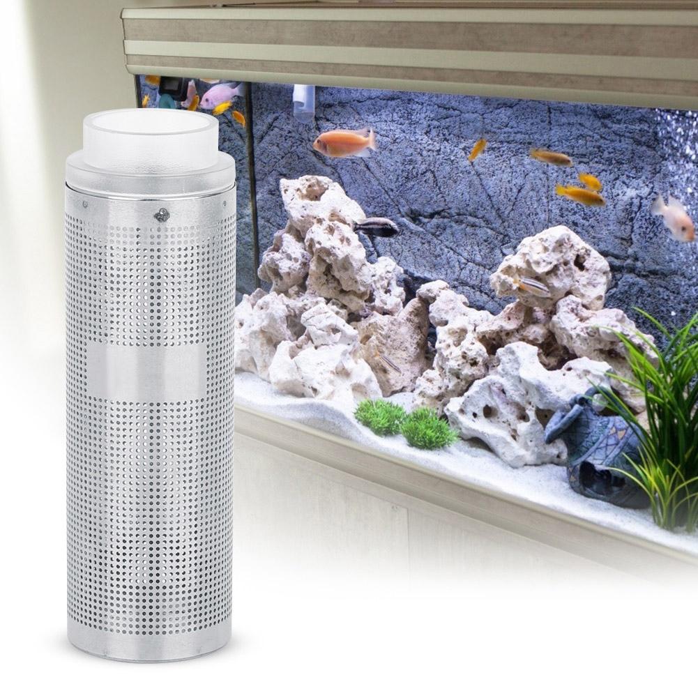 

Stainless Steel Filter Water Inlet Protective Cover Strainer Mesh for Shrimp Tank Fish Aquarium12mm