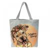 Canvas Bags Handbag For Women Shopper Cute Cat Shopping Tote Bag With Zipper Designer Bag Japanese Style Cartoon Large Shoulder Bags