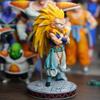 25cm/9.84in Anime Dragon Ball Z Figure Super Saiyan 3 Gotenks Figure SSJ3 Gotenks PVC Collectible Figure Playthings Gifts
