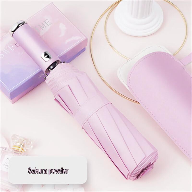 Automatic LED Flashlight Sun Rain Umbrella